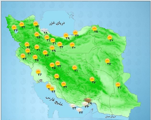 وزش باد شدید و گرد و خاک در نیمه شرقی کشور طی سه روز آینده