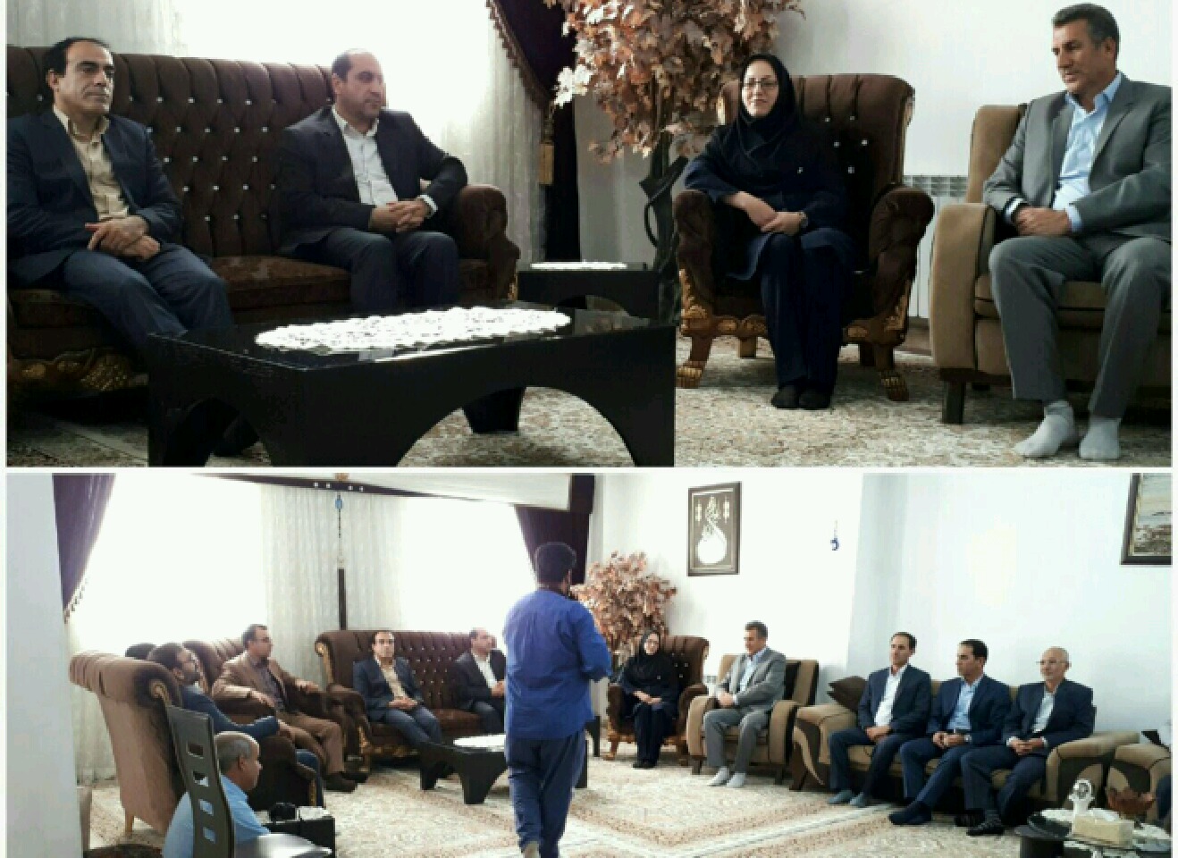 تجلیل از همکار جانباز بازنشسته اداره کل تامین اجتماعی ایلام