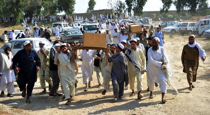 22 غیر نظامی در حمله هوایی ارتش افغانستان در پکتیا جان باختند