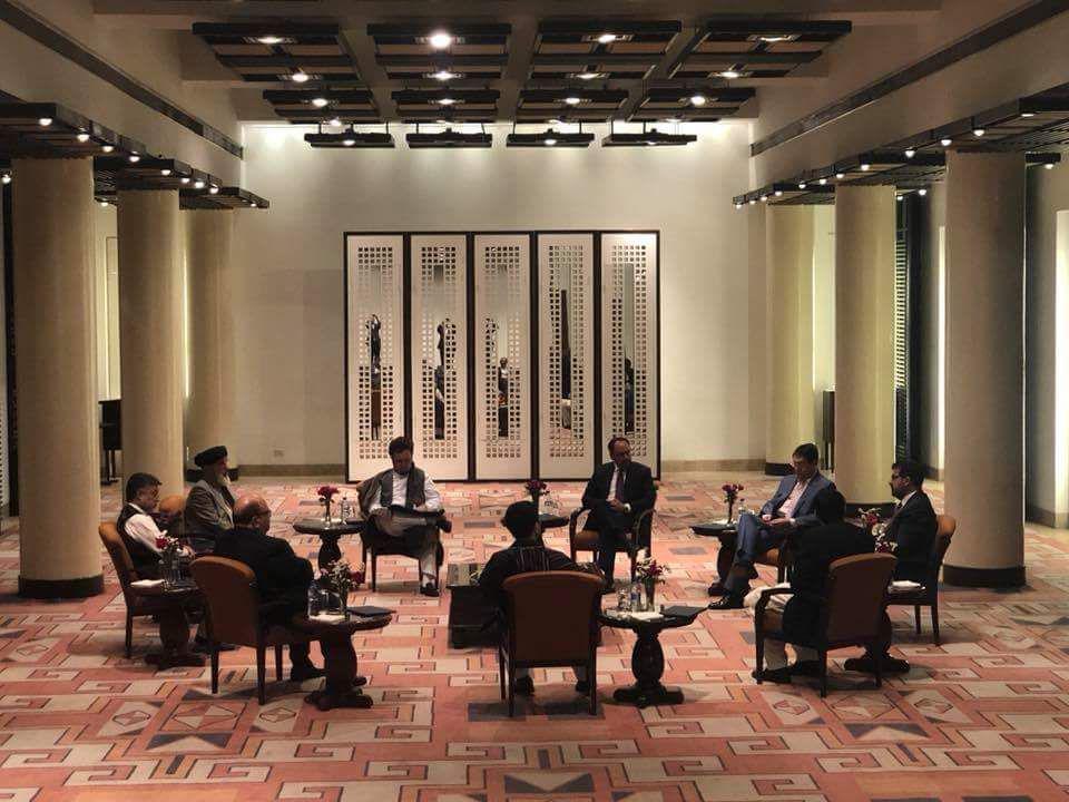 نشست روسای احزاب مطرح افغانستان درباره انتخابات