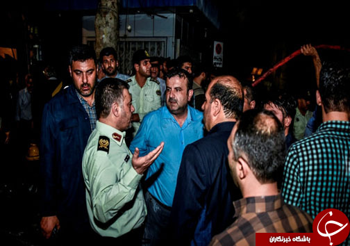 حضور موثر پلیس در حادثه مسجد جامع ساری + تصاویر