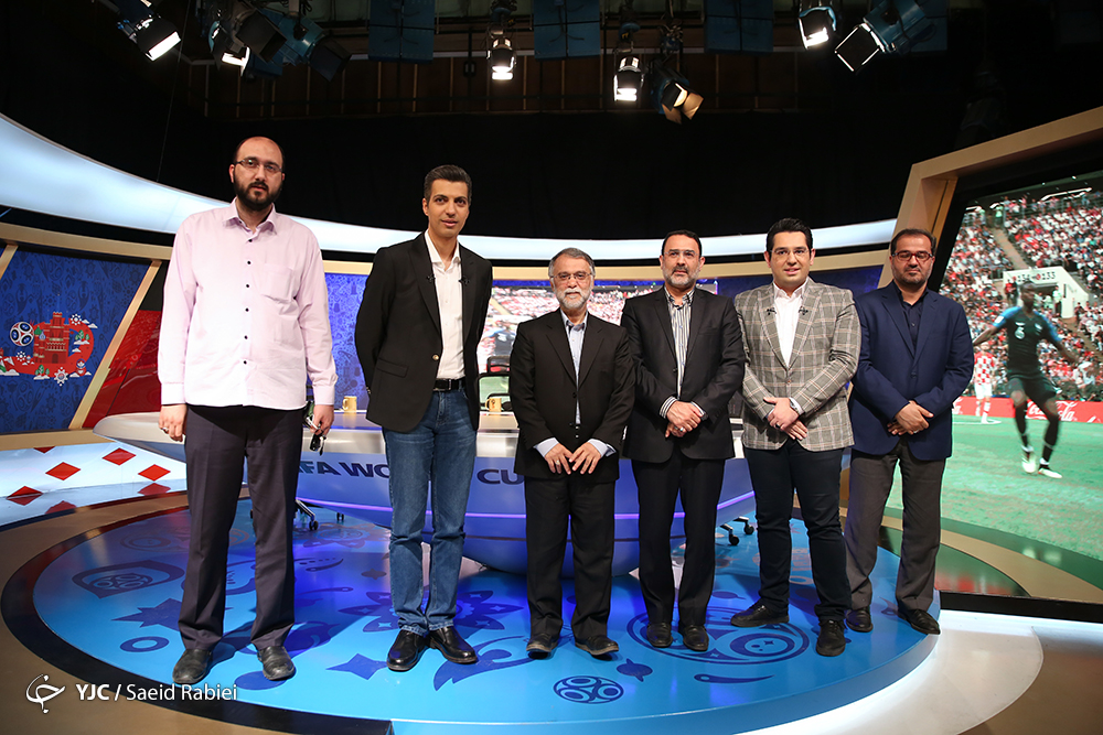 بازدید معاون سیما ازپشت صحنه برنامه &laquo;2018&raquo; عادل فردوسی پور