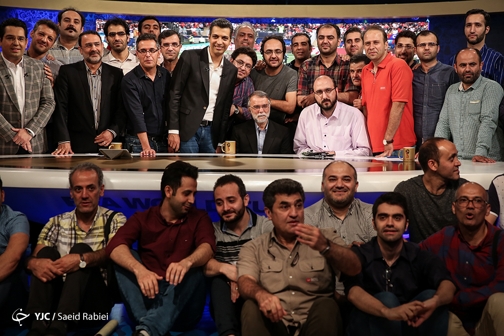 بازدید معاون سیما ازپشت صحنه برنامه &laquo;2018&raquo; عادل فردوسی پور