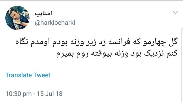 واکنش طرفداران به قهرمانی فرانسه در جام جهانی 2018 +تصاویر