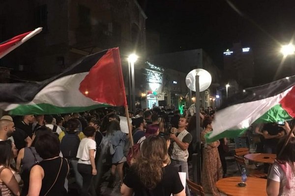 تظاهرات گسترده در &laquo;حیفا&raquo; در همبستگی با ساکنان نوارغزه