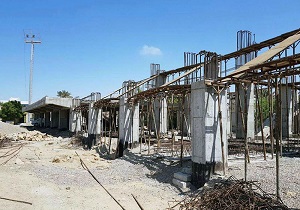 سالن ورزشی چابهار ۷۰ درصد پیشرفت فیزیکی دارد