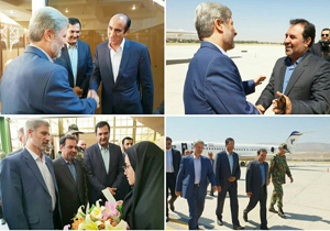 وزیر دفاع وارد فرودگاه خرم آباد شد