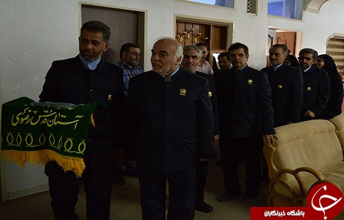حضورخادمان حرم رضوی در باشگاه خبرنگاران جوان مرکز یزد