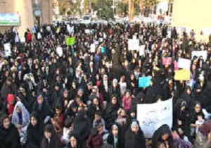راهپیمایی حمایت از حجاب در گرمسار