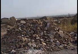 چهره ناخوشایند زباله و نخاله‌ ساختمانی در جاده خاورشهر + فیلم