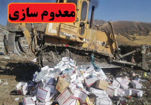 معدوم سازی بیش از ۲۸ تن موادغذایی غیر بهداشتی در لرستان