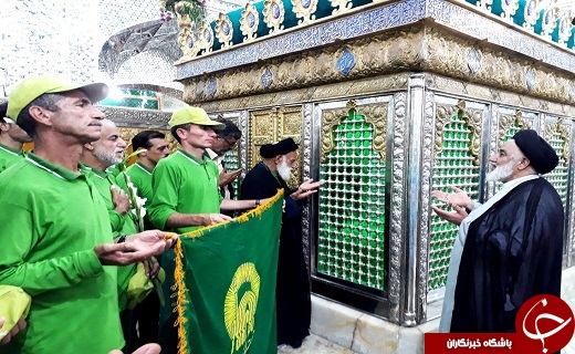 ورود کاروان دوندگان جاده ولایت به بافق