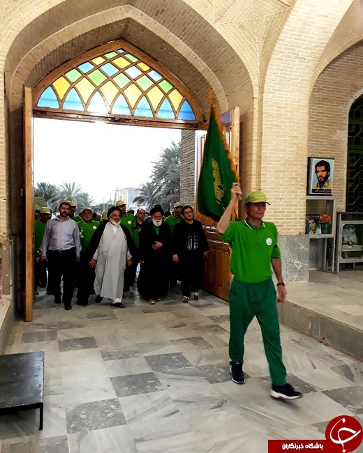 ورود کاروان دوندگان جاده ولایت به بافق