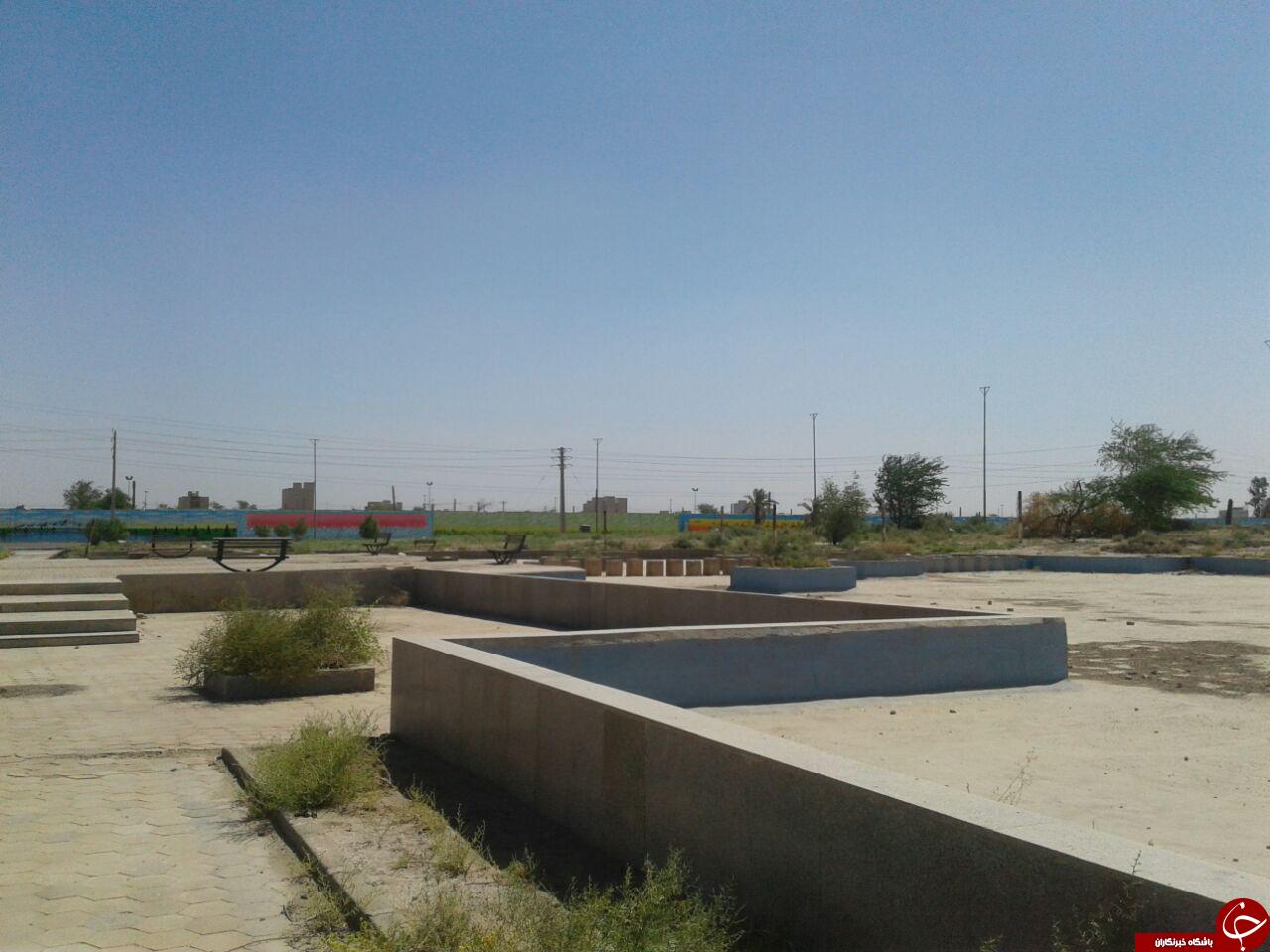 وضعیت نامناسب پارک در پادادشهر اهواز + تصاویر