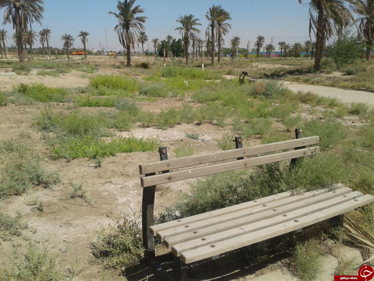 وضعیت نامناسب پارک در پادادشهر اهواز + تصاویر