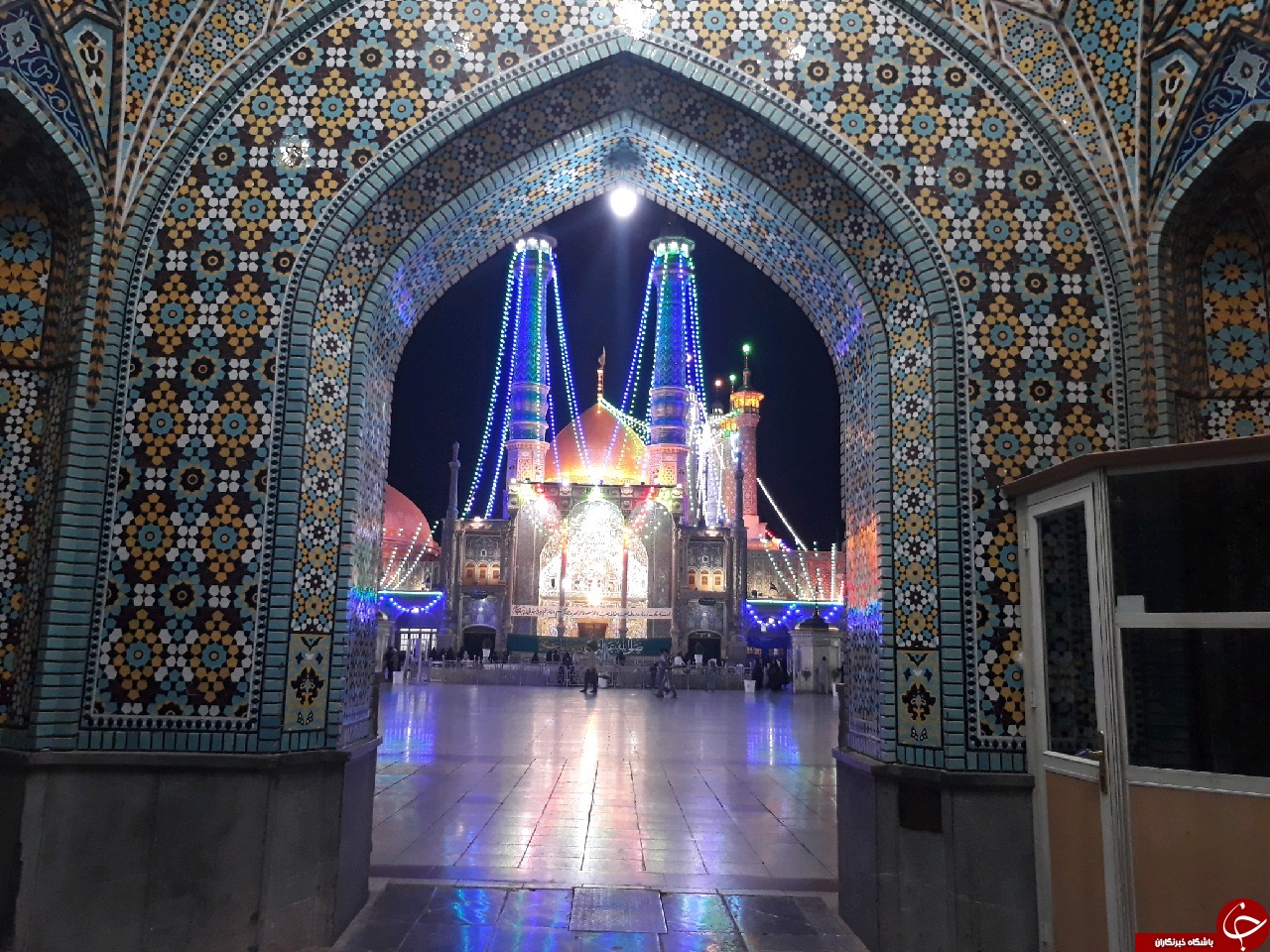 نمایی از حرم حضرت معصومه (س) در دهه کرامت + تصاویر