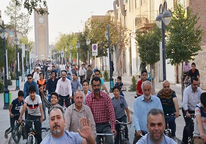 برگزاری همایش دوچرخه سواری در شهر دوچرخه ها