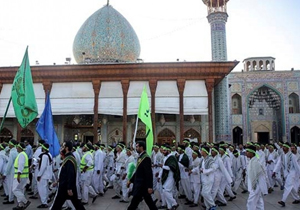 ورود ۵ هزار زائر پیاده به شیراز
