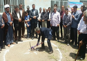 آغاز ساخت یک واحد آموزشی در بخش ضیاآباد
