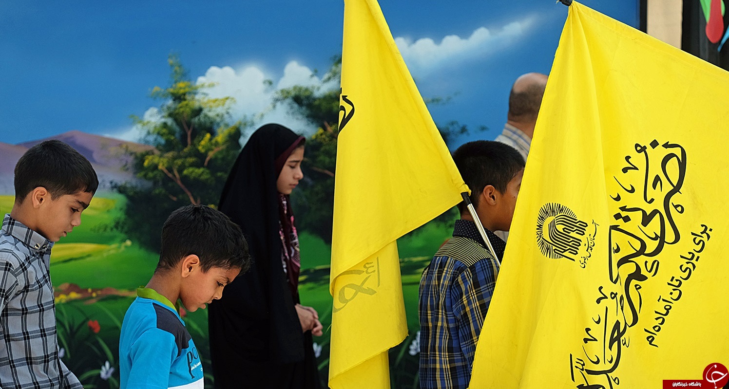 کاروان پیاده زائران پیاده بهبهانی به حرم رضوی مشرف شدند