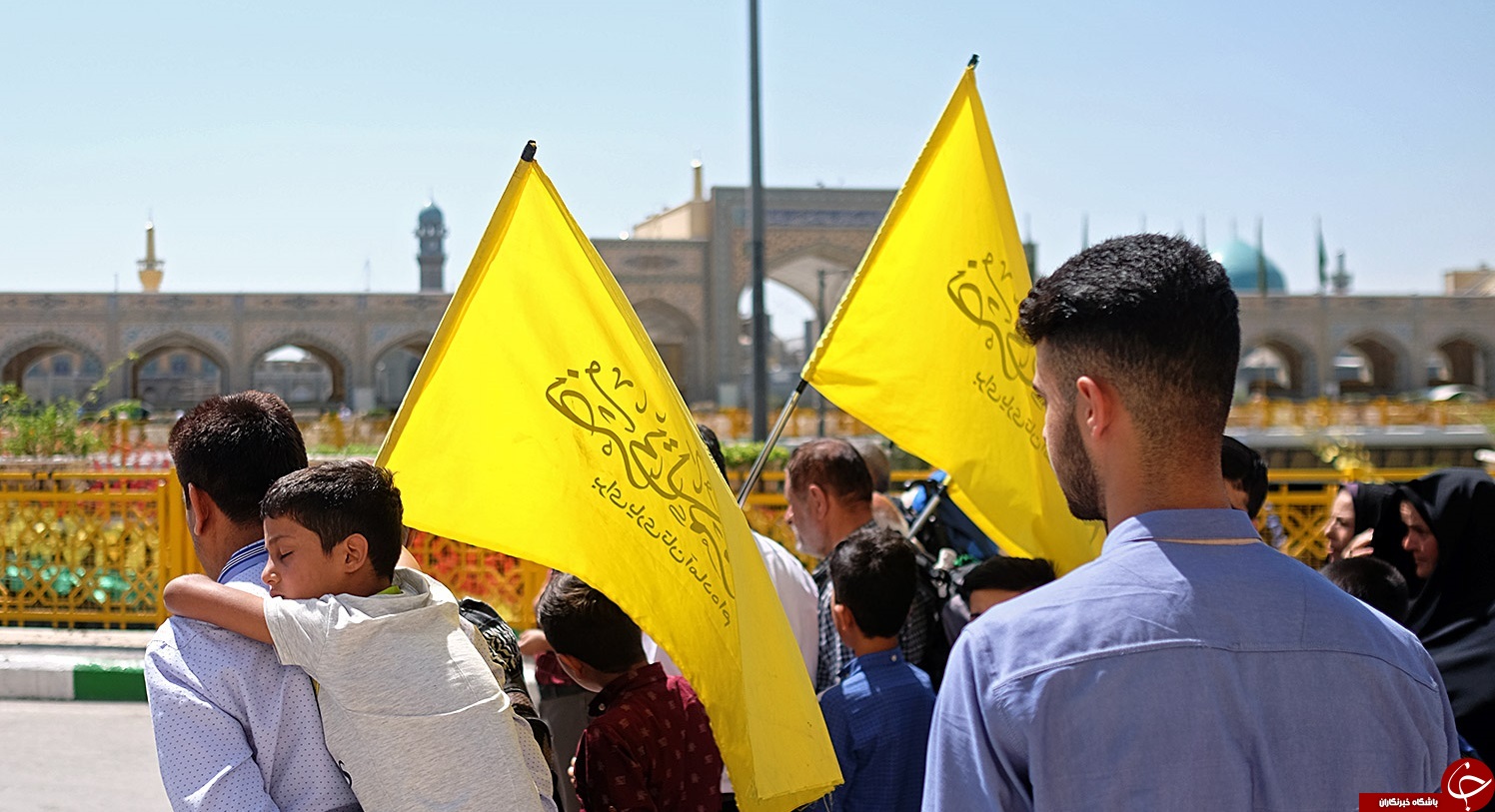 کاروان پیاده زائران پیاده بهبهانی به حرم رضوی مشرف شدند