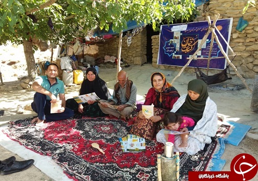 برگزاری مسابقه نقاشی برای کودکان عشایر منطقه یلاق بهبهان