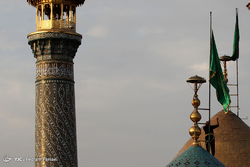 آیین تعویض پرچم گنبد حرم حضرت عبد العظیم (ع)