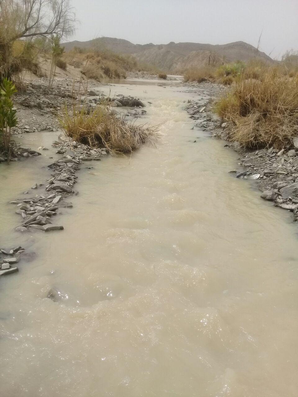 طغیان رودخانه در روستای ناگپهن + فیلم