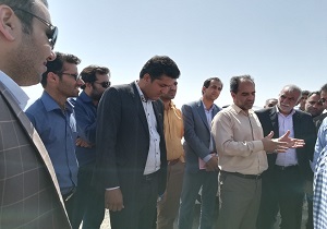 بازدید معاون امور هماهنگی عمرانی استانداری استان یزد از محور جاده هرات، هرابرجان