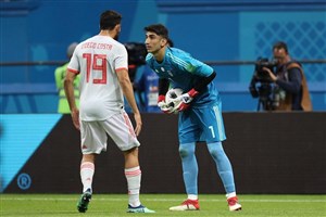 دروازه بان تیم ملی ایران در تیم منتخب جام جهانی 2018 روسیه/ بیرانوند و رونالدو هم تیمی شدند