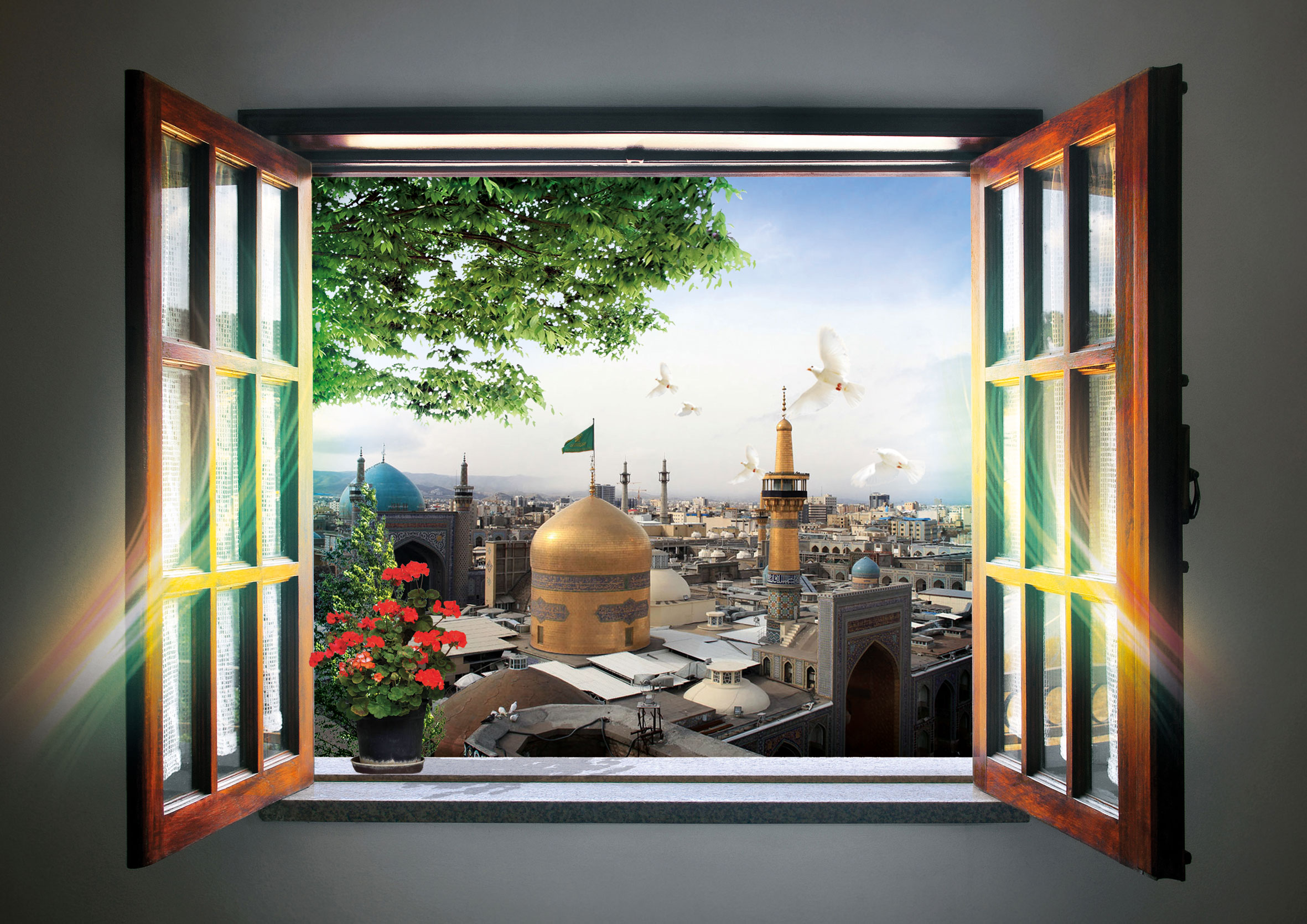 والپیپر و پوستر ویژه ولادت امام رضا (ع)