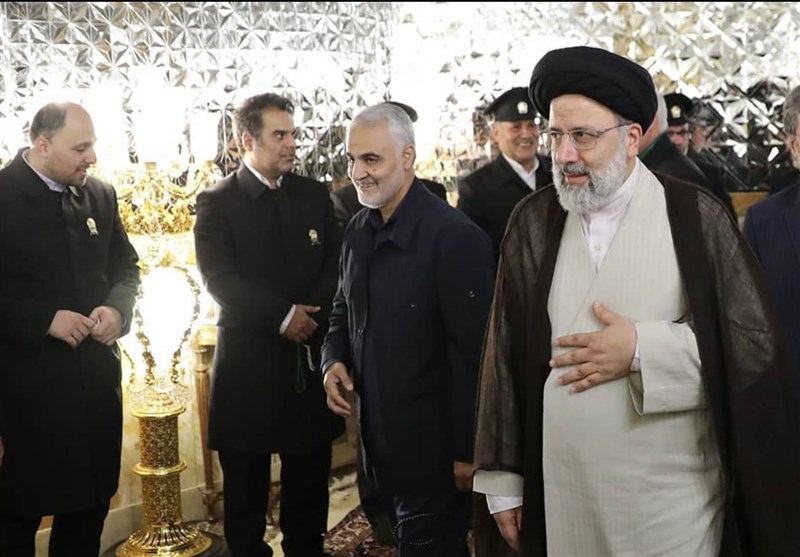 سردار سلیمانی خادم امام رضا (ع) شد