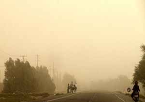 گرد و غبار عراقی به دزفول رسید
