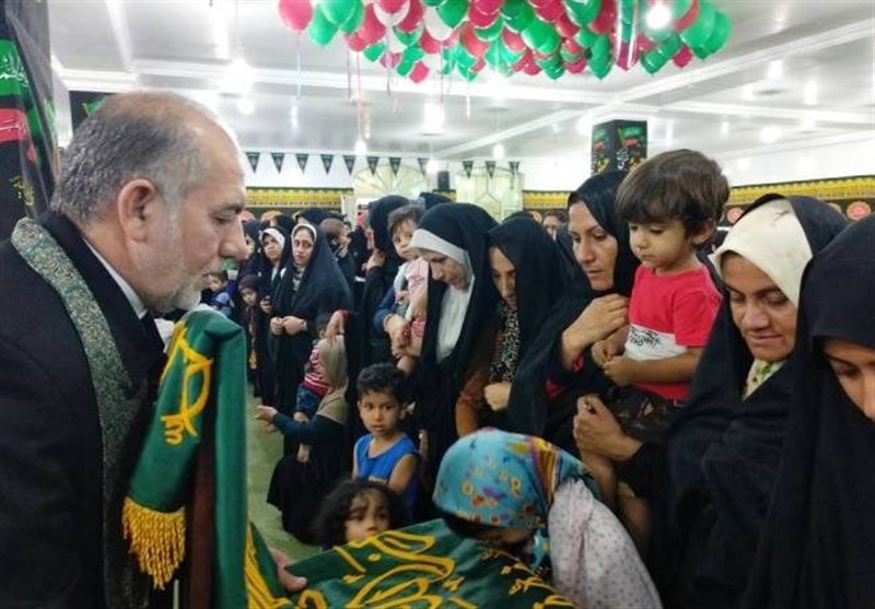 استقبال از کاروان زیر سایه خورشید در شهر کاکی دشتی