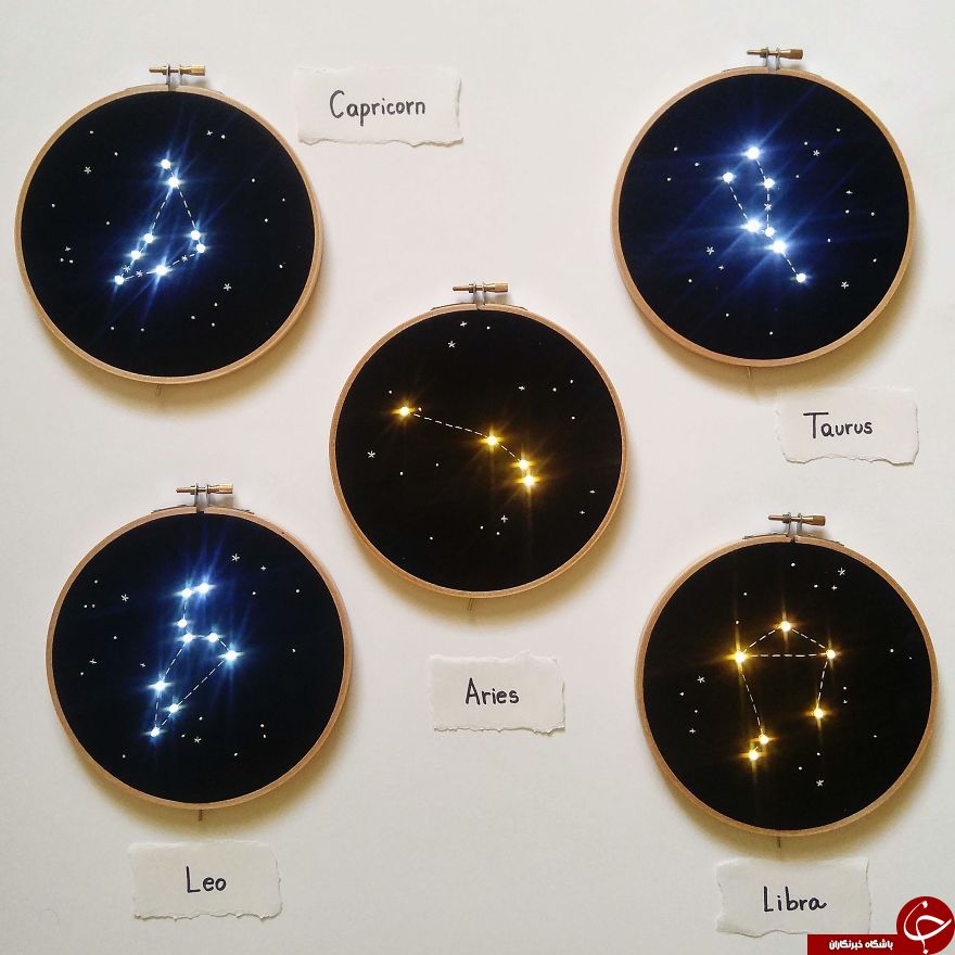 گلدوزی های متفاوت یک هنرمند برزیلی +تصاویر