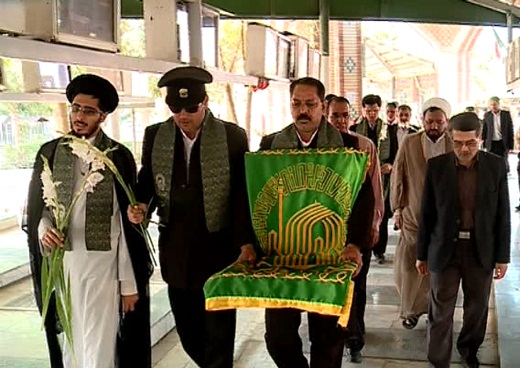 سفرکاروان خادمان امام رضا (ع) به شهرستان خمین +عکس