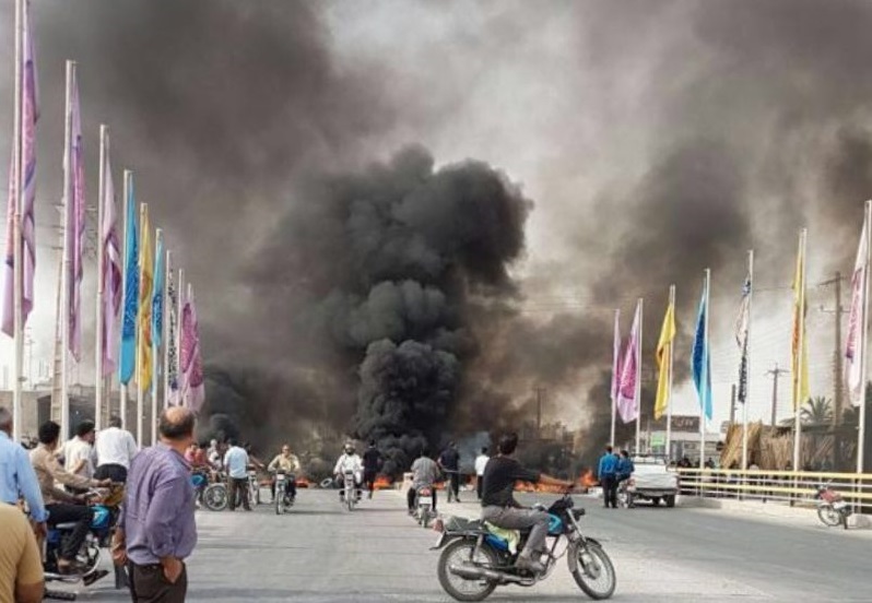 جاده ورودی شهر برازجان بوشهر بازگشایی شد