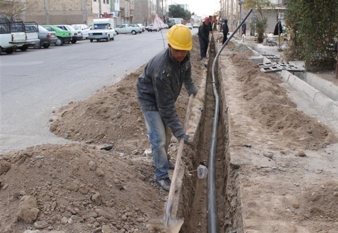 ۶۷۰۰ متر خطوط آبرسانی گناوه نوسازی شد