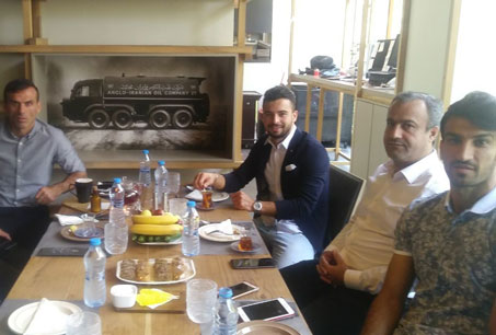 سروش رفیعی مهمان ویژه ضیافت ناهار باشگاه پرسپولیس