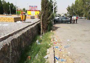 از وضعیت نامناسب بهداشت تا نبود امکانات در پارک راور + تصاویر