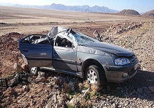 ۵ مصدوم در واژگونی خودرو پژو ۴۰۵