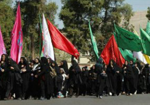 پیاده‌روی جهرمی ‌ها تا آستان شاهچراغ(ع)