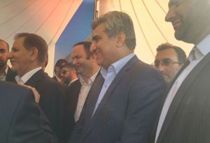 بهره برداری از طرح گردشگری مارینا با حضور اسحاق جهانگیری