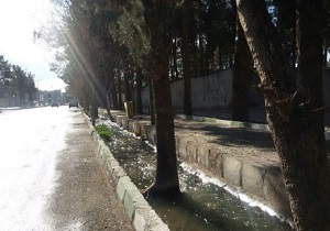 آسمان صاف و آفتابی در سمنان