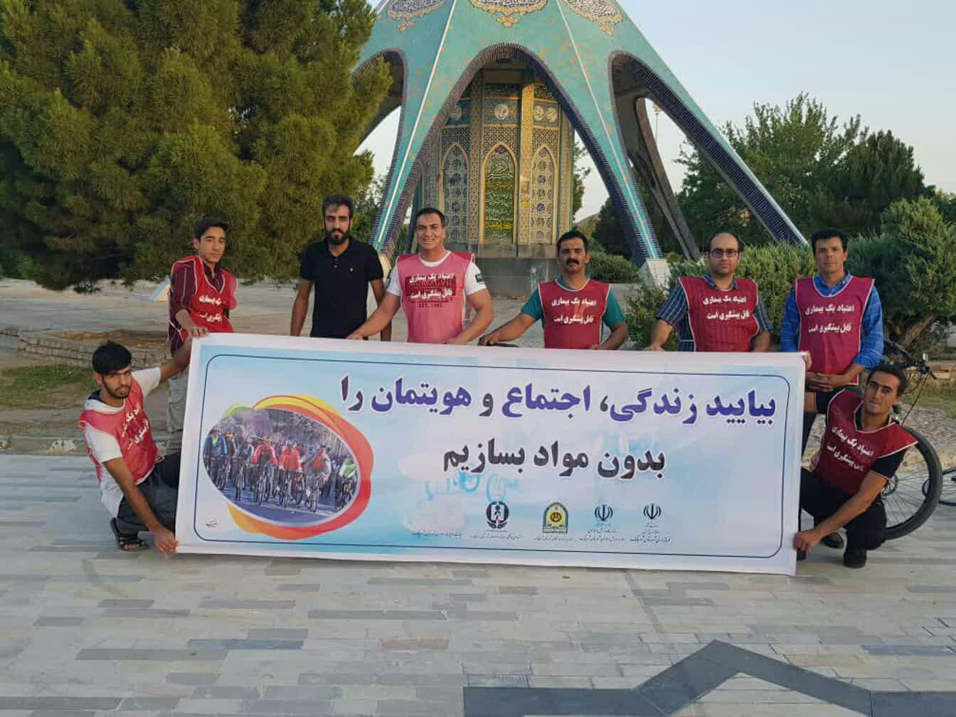 برگزاری همایش دوچرخه سواری در شهربابک