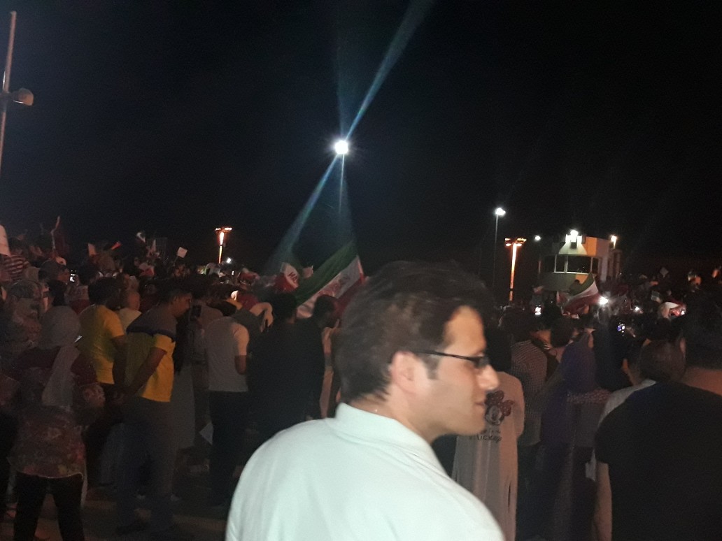 بازگشت ملی پوشان کشورمان به ایران