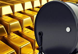تقویت بهای نفت/ کاهش قیمت طلا