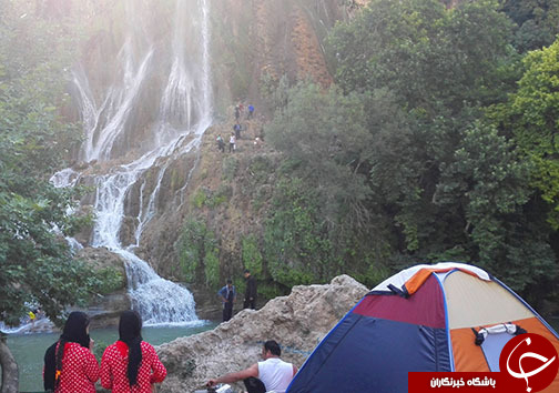 حضور گردشگران در منطقه گردشگری بیشه به روایت تصویر
