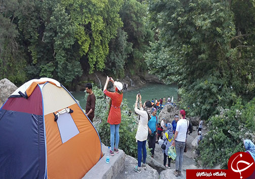 حضور گردشگران در منطقه گردشگری بیشه به روایت تصویر