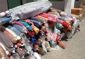 كشف محموله پارچه قاچاق توسط پلیس آگاهی کرمانشاهی